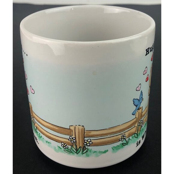 Vintage Russ Berrie Hugging You is What I Do Best/Teddy Bear Theme Coffee Mug - Picture 5 of 10